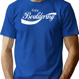 Enjoy Bouldering T-Shirt - Retro Graphic Tee for Men & Women - Blue