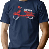 Enjoy The Ride (1) T-Shirt - Retro Graphic Tee for Men & Women - Navy