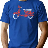 Enjoy The Ride (1) T-Shirt - Retro Graphic Tee for Men & Women - Blue