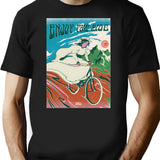 Enjoy The Ride T-Shirt - Retro Graphic Tee for Men & Women - Black