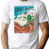 Enjoy The Ride T-Shirt - Retro Graphic Tee for Men & Women - White