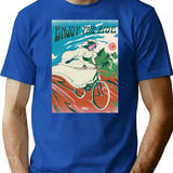 Enjoy The Ride T-Shirt - Retro Graphic Tee for Men & Women - Blue
