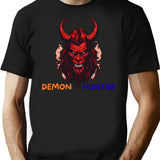 Epic Demon Hunters Design For Fantasy Fans And Dark Aesthetic Lovers T-Shirt for Men & Women, T-Shirts Graphic Tee - Black
