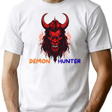 Epic Demon Hunters Design For Fantasy Fans And Dark Aesthetic Lovers T-Shirt for Men & Women, T-Shirts Graphic Tee - White