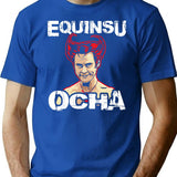Equinsu Ocha - White Devil T-Shirt for Men & Women, T-Shirts Graphic Tee - Blue