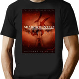 Erchomai Shadowhunters 3B Poster T-Shirt for Men & Women, T-Shirts Graphic Tee - Black