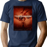 Erchomai Shadowhunters 3B Poster T-Shirt for Men & Women, T-Shirts Graphic Tee - Navy