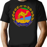 Eritrea Design T-Shirt - Retro Graphic Tee for Men & Women - Black