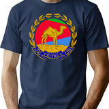 Eritrea Design T-Shirt - Retro Graphic Tee for Men & Women - Navy