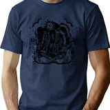 Esquie Clair Obscur Expedition 33 Quotes Fan Art T-Shirt - Navy
