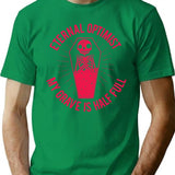 Eternal Optimist T-Shirt - Retro Graphic Tee for Men & Women - Green