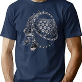 Event Horizon T-Shirt for Men & Women, T-Shirts Graphic Tee - Navy