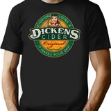 Everyone Loves A Dickens Cider Dirty Joke T-Shirt - Black