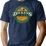 Everyone Loves A Dickens Cider Dirty Joke T-Shirt - Navy