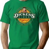 Everyone Loves A Dickens Cider Dirty Joke T-Shirt - Green