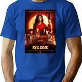 Evil Dead 2013 T-Shirt for Men & Women, T-Shirts Graphic Tee - Blue