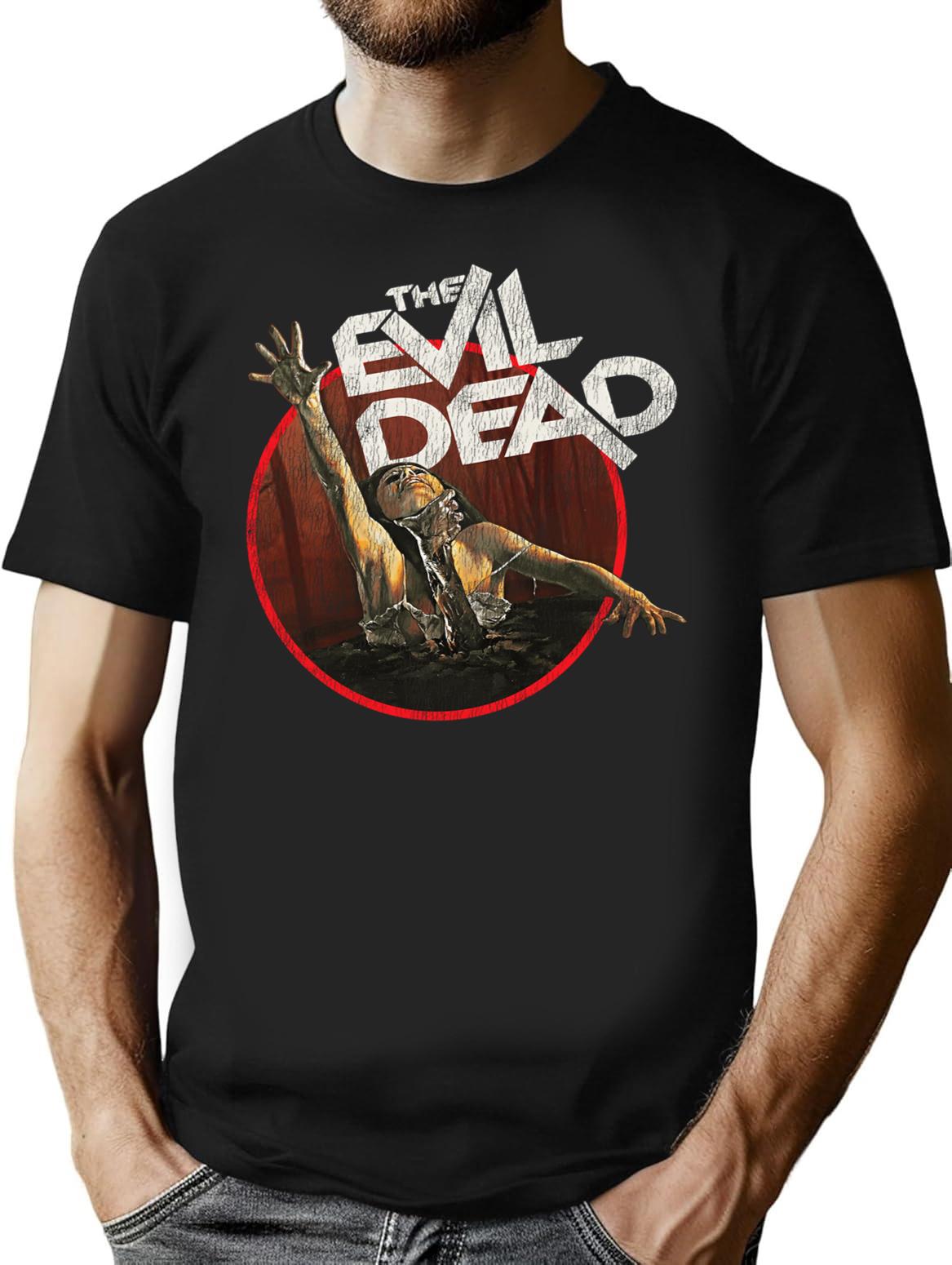Evil Dead Worn Out T-Shirt for Men & Women, T-Shirts Graphic Tee - Black