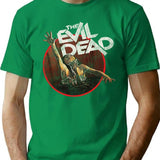 Evil Dead Worn Out T-Shirt for Men & Women, T-Shirts Graphic Tee - Green