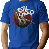 Evil Dead Worn Out T-Shirt for Men & Women, T-Shirts Graphic Tee - Blue