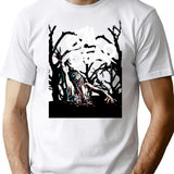 Evil Dead (2) T-Shirt - Retro Graphic Tee for Men & Women - White