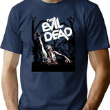 Evil Dead (2) T-Shirt - Retro Graphic Tee for Men & Women - Navy