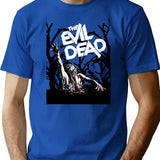 Evil Dead (2) T-Shirt - Retro Graphic Tee for Men & Women - Blue