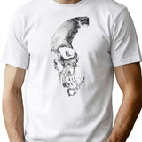 Evil Dead (3) T-Shirt - Retro Graphic Tee for Men & Women - White