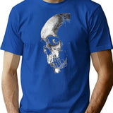 Evil Dead (3) T-Shirt - Retro Graphic Tee for Men & Women - Blue