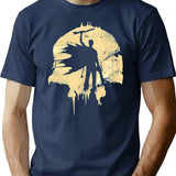 Evil Dead (4) T-Shirt - Retro Graphic Tee for Men & Women - Navy