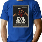 Evil Dead T-Shirt - Retro Graphic Tee for Men & Women - Blue