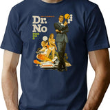Evil Doctor Dks Worn T-Shirt for Men & Women, T-Shirts Graphic Tee - Navy