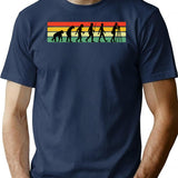 Evolution Surveyor Funny Survey Engineer Vintage Gift T-Shirt - Navy