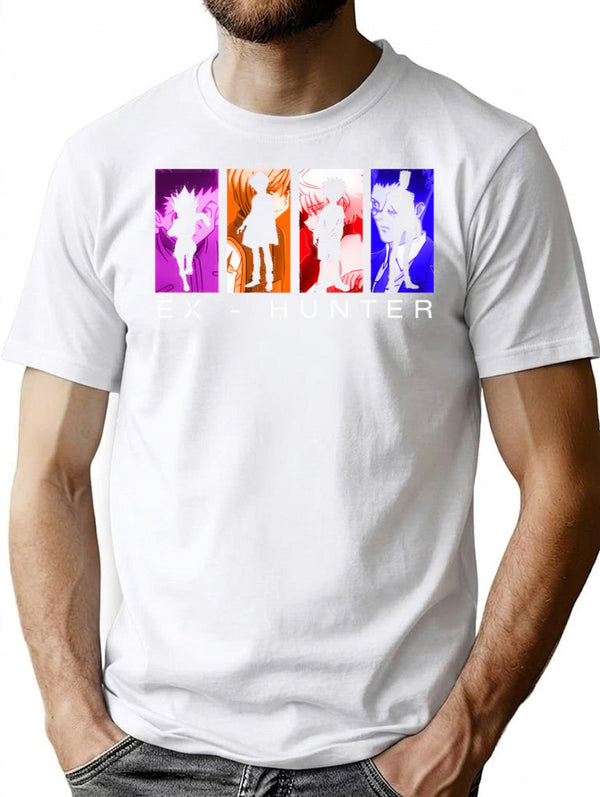 Ex - Hunter T-Shirt T-Shirt for Men & Women, T-Shirts Graphic Tee - White