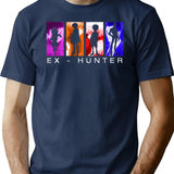 Ex - Hunter T-Shirt T-Shirt for Men & Women, T-Shirts Graphic Tee - Navy