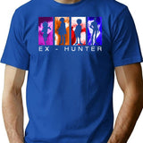 Ex - Hunter T-Shirt T-Shirt for Men & Women, T-Shirts Graphic Tee - Blue