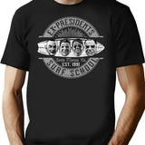Ex Presidents Surf School T-Shirt for Men & Women, T-Shirts Graphic Tee - Black