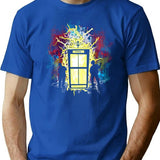 Excellent Adventurers T-Shirt - Retro Graphic Tee for Men & Women - Blue