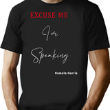 Excuse Me I'm Speaking Gifts For Men Women Excuse Me I'm Speaking Funny I Am Speaking 2020 Kamala Harris T-Shirt - Black