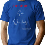 Excuse Me I'm Speaking Gifts For Men Women Excuse Me I'm Speaking Funny I Am Speaking 2020 Kamala Harris T-Shirt - Blue