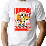 Existential Bread T-Shirt - Retro Graphic Tee for Men & Women - White