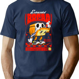 Existential Bread T-Shirt - Retro Graphic Tee for Men & Women - Navy