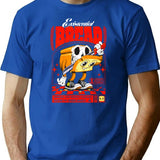 Existential Bread T-Shirt - Retro Graphic Tee for Men & Women - Blue