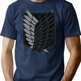 Exploration Battalion - Snk - Bw Classic T-Shirt - Navy