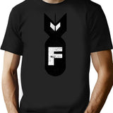F Bomb (distressed Design) (1) T-Shirt - Retro Graphic Tee for Men & Women - Black