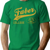 Faber College Tail From Animal House Worn T-Shirt for Men & Women, T-Shirts Graphic Tee - Green