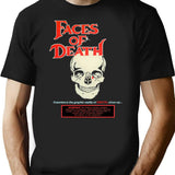 Faces Of Death (1978) T-Shirt for Men & Women, T-Shirts Graphic Tee - Black