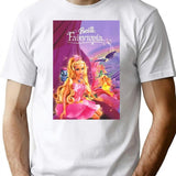 Fairytopia Poster T-Shirt - Retro Graphic Tee for Men & Women - White
