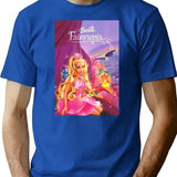 Fairytopia Poster T-Shirt - Retro Graphic Tee for Men & Women - Blue