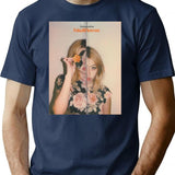 Fake It Flowers (1) T-Shirt - Retro Graphic Tee for Men & Women - Navy