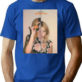Fake It Flowers (1) T-Shirt - Retro Graphic Tee for Men & Women - Blue